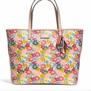 Coach Peyton large floral tote